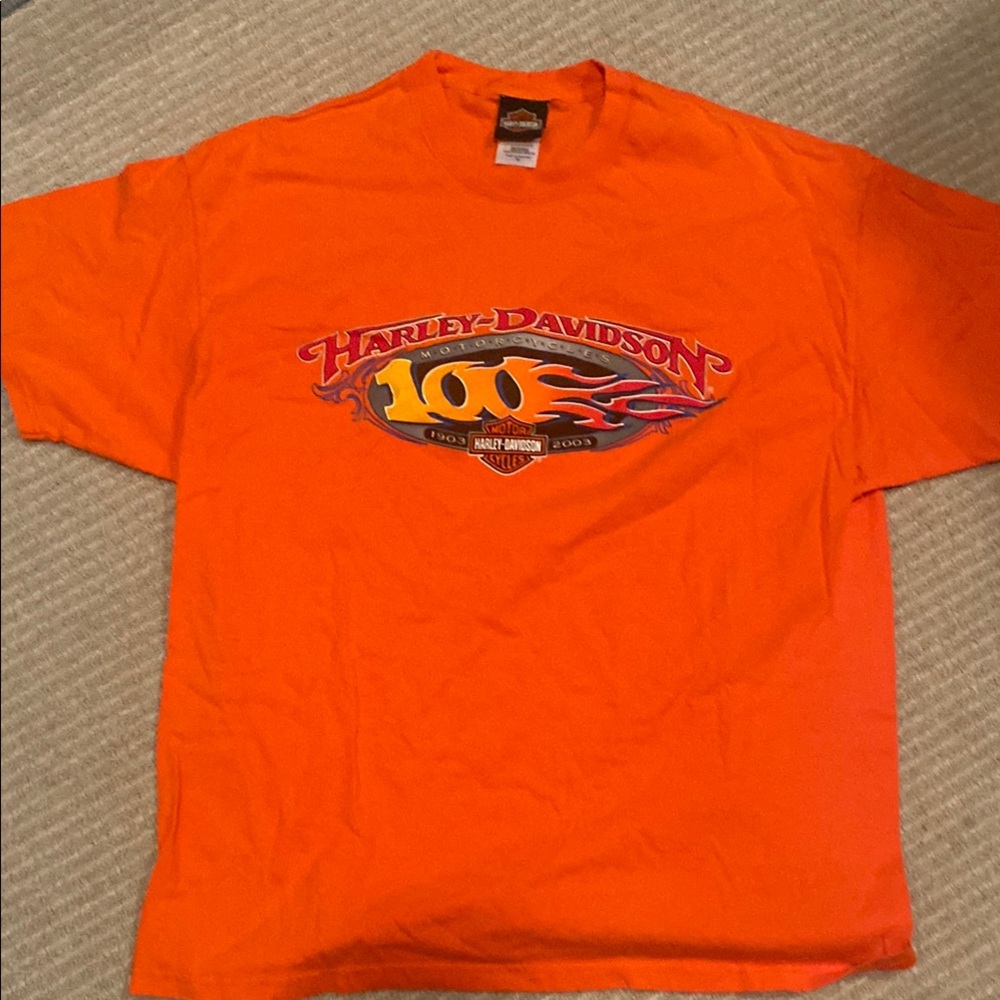 Harley-Davidson Vibrant Orange Tee